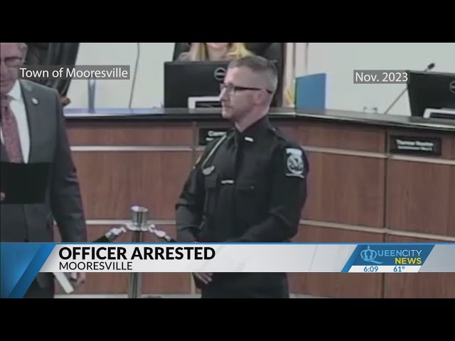 ⁣Mooresville Police officer arrested after alleged misconduct