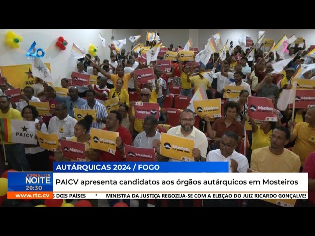 ⁣PAICV apresenta candidatos aos órgãos autárquicos em Mosteiros