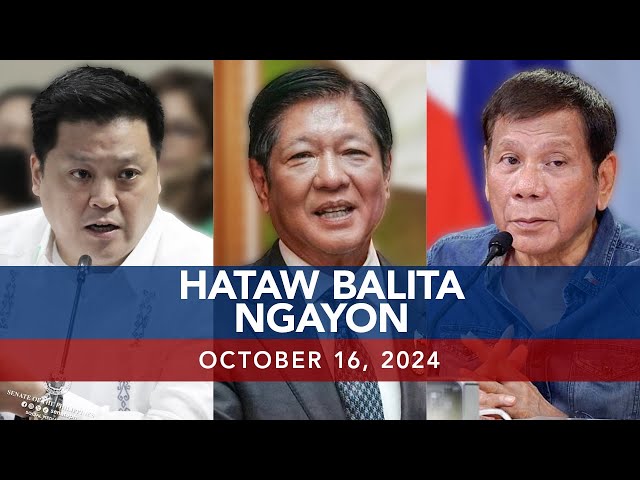 ⁣UNTV: Hataw Balita Ngayon |   October 16, 2024