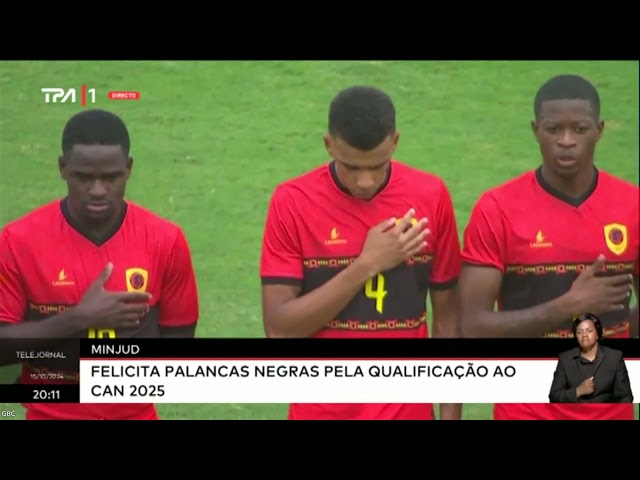 ⁣MINJUD felicita Palancas Negras pela qualificação ao CAN 2025