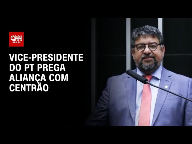 ⁣Vice-presidente do PT prega aliança com centrão | CNN ARENA