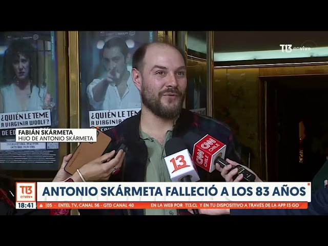 ⁣El legado del escritor chileno Antonio Skármeta: falleció a los 83 años