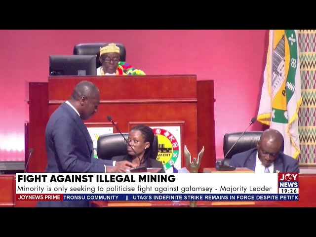 Joy News Prime | Minority is only seeking to politicise fight against galamsey - Majority Leader