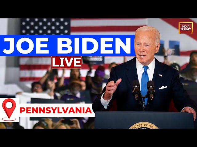 ⁣Joe Biden LIVE: US President Delivers Remarks At Political Event In Pennsylvania | India Today LIVE