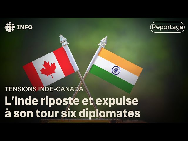 ⁣Présumées activités criminelles liées à l’Inde : le Canada expulse six diplomates