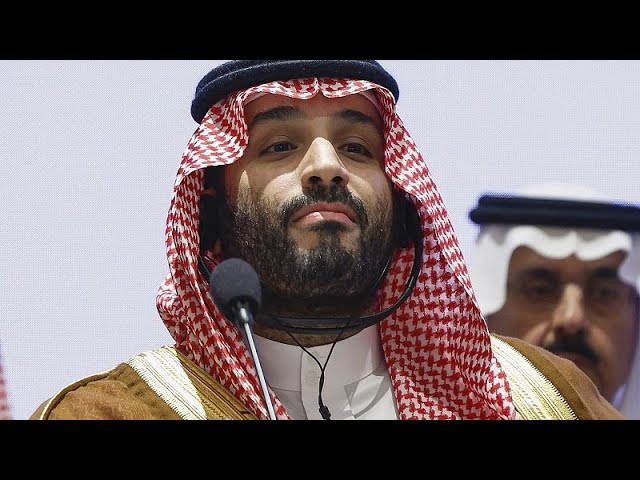 ⁣Saudi's Mohammed bin Salman in Brussels to discuss two-state solution