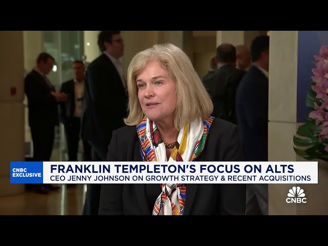 ⁣Franklin Templeton CEO on $260 billion in alternatives, growth strategy and recent acquistions