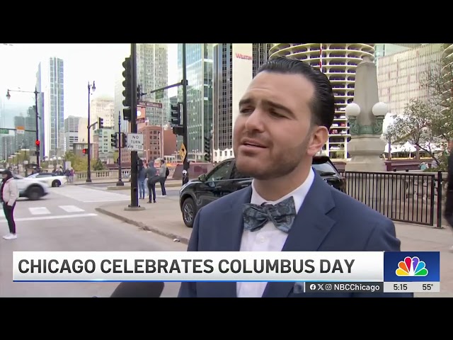 ⁣Chicago marks Columbus Day with annual parade