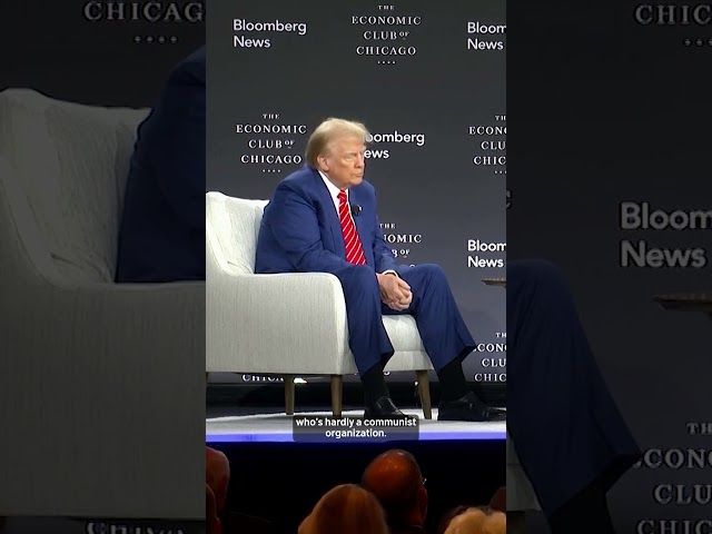 ⁣“You’ve been wrong all your life” Trump slams interviewer at Economic Club of Chicago