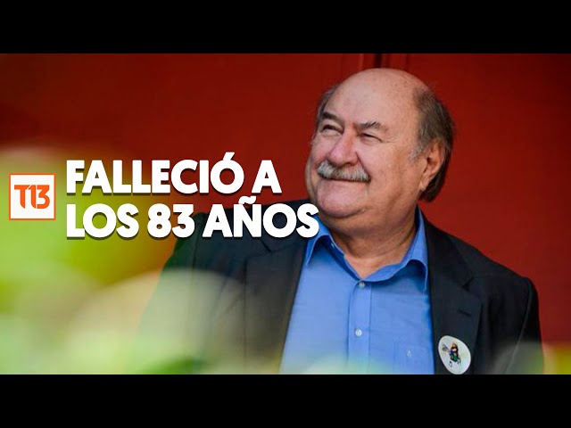 ⁣La cultura está de duelo tras la muerte del escritor Antonio Skármeta