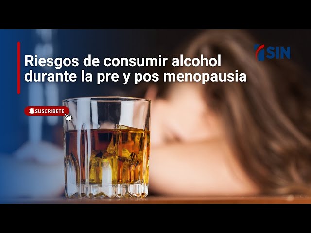 ⁣Riesgos de consumir alcohol durante la pre y pos menopausia