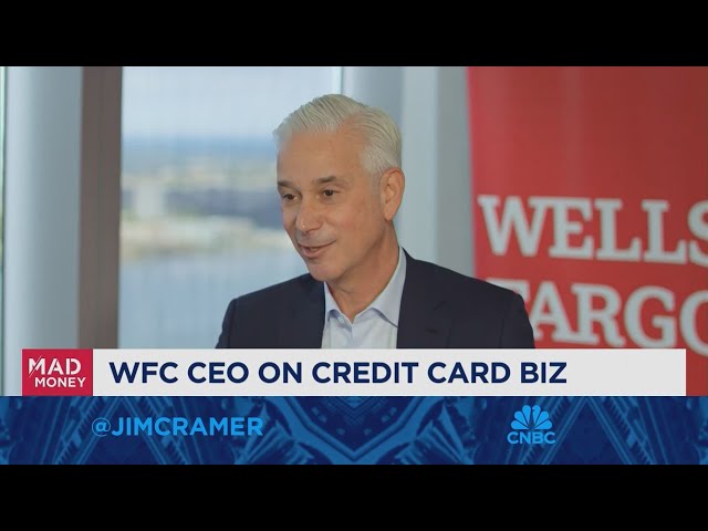 ⁣Wells Fargo CEO Charles Scharf talks credit cards