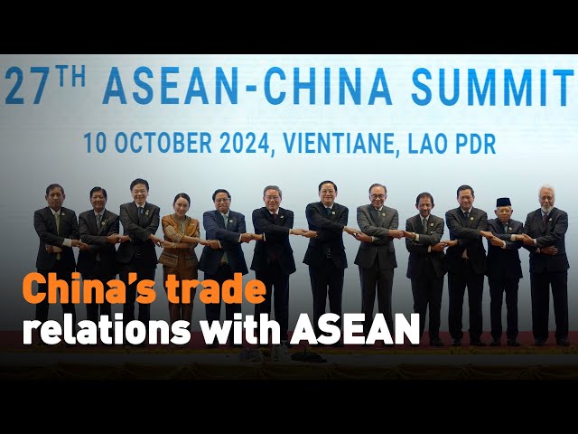 ⁣China’s trade relations with ASEAN