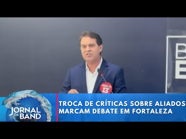 ⁣Troca de críticas sobre aliados marcam debate em Fortaleza | Jornal da Band