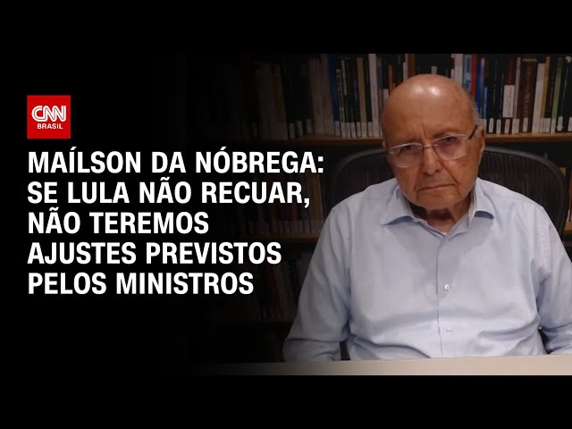 ⁣Maílson da Nóbrega: Se Lula não recuar, não teremos ajustes previstos pelos ministros | WW