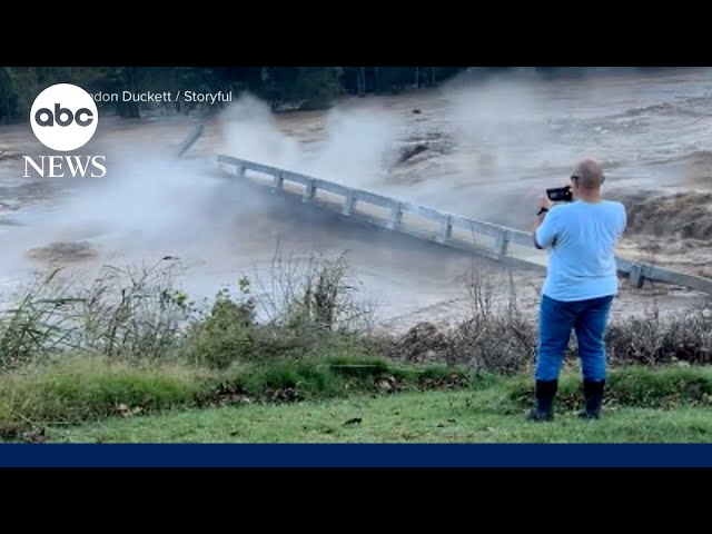 ⁣92 unaccounted for in North Carolina after Hurricane Helene