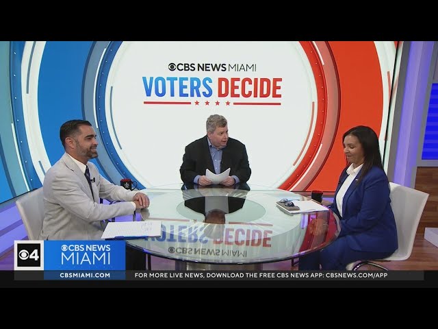 ⁣CBS News Miami hosts only prime-time debate between candidates for Miami-Dade Sheriff