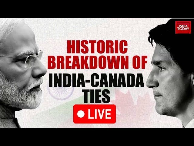 ⁣India-Canada Showdown Live: Justin Trudeau Declares Diplomatic War Against India | India Today LIVE