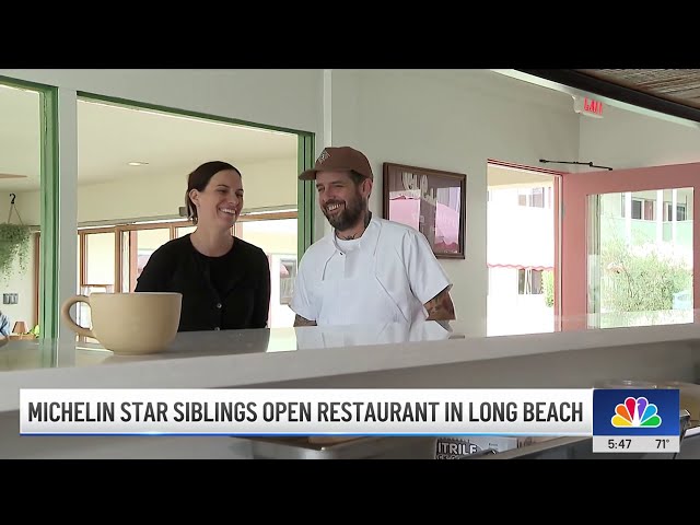 ⁣Siblings run Michelin star restaurant in Long Beach