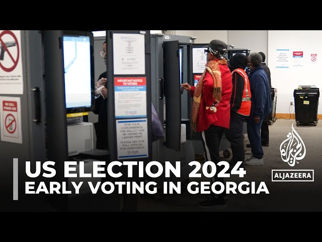 ⁣US state of Georgia reports record turnout on first day of early voting