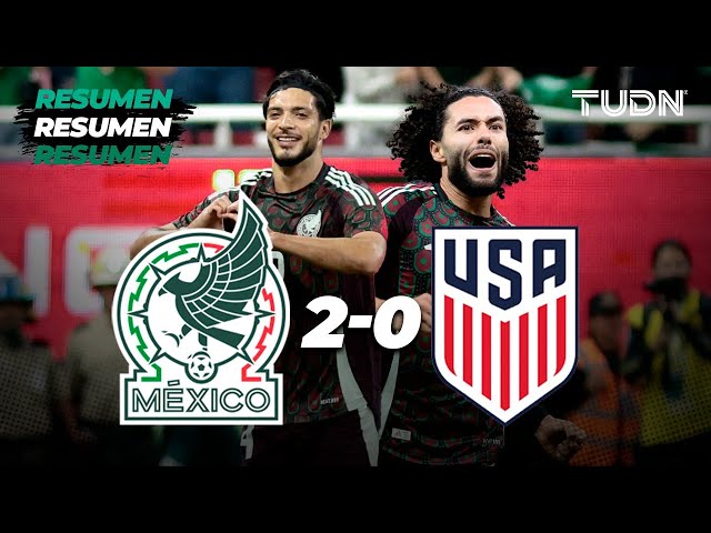 ⁣Resumen y goles | México vs Estados Unidos | Amistoso Internacional | TUDN