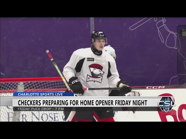 ⁣Charlotte Checkers prepare for 2024 home opener Friday