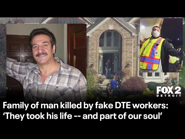 ⁣Cousin of Rochester Hills man killed by fake DTE workers: 'I wish he didn't open the door&