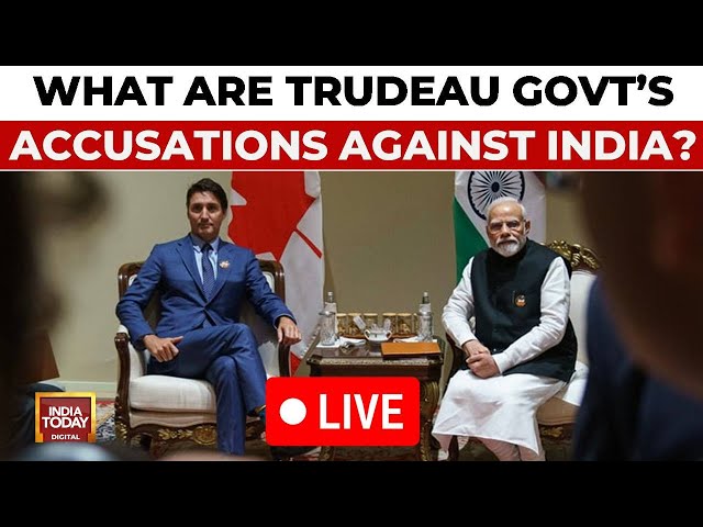 ⁣India-Canada Row LIVE: What Are Trudeau Government's Allegations Against India? | India Today L