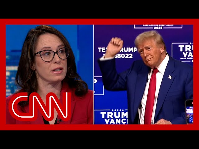 ⁣'It was weird': Haberman reacts to Trump's town hall dancing