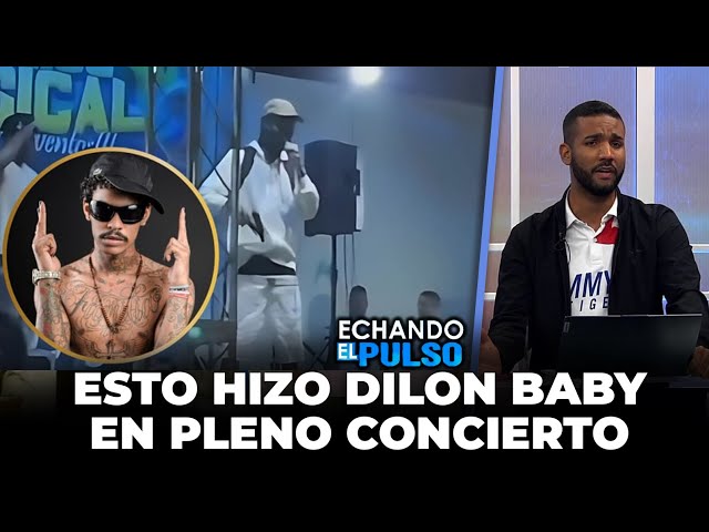 ⁣Vengan a ver lo que hizo el urbano Dilon Baby en pleno concierto | Echando El Pulso