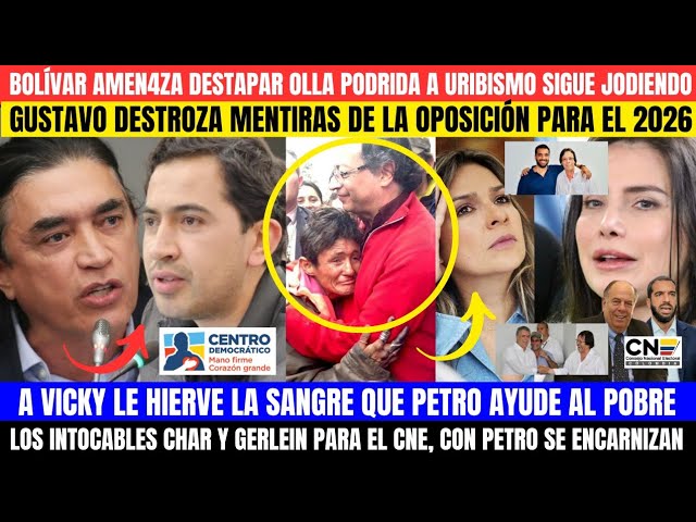 ⁣BOLIVAR AMENAZ4 CON DESTAPAR LA OLLA PODRIDA DEL CD SI SIGUEN JODIEND0.PETRO DESATA FURIA EN VICKY