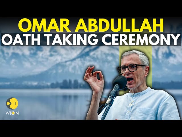 ⁣J&K Election LIVE: Omar Abdullah Oath Taking Ceremony | 1st CM Since Article 370 Repeal | WION