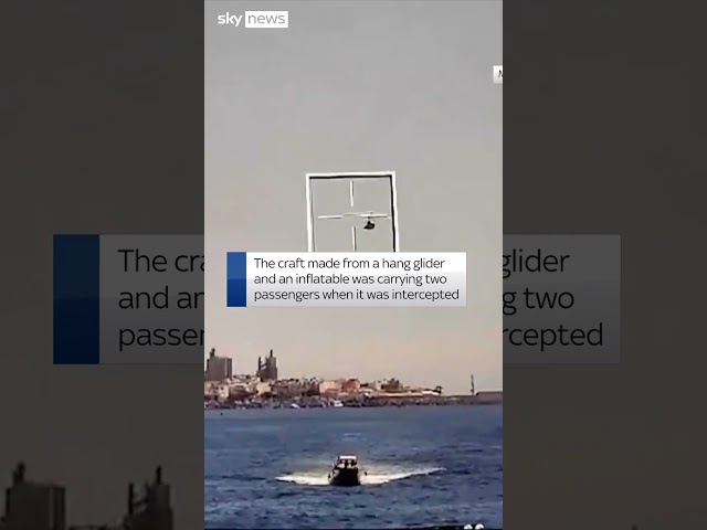 ⁣Spanish authorities ground illegal 'flying boat'