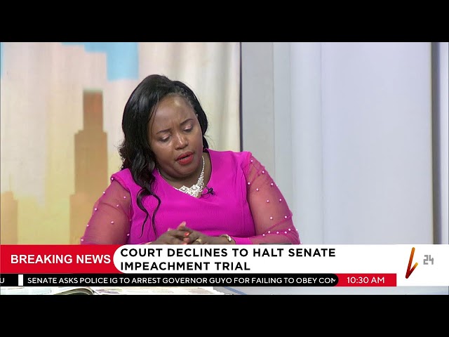 ⁣K24 TV LIVE | Gachagua Faces Senate #NewDawn