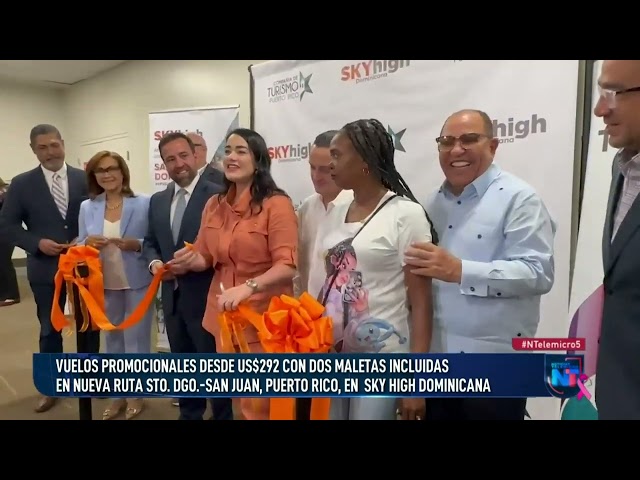 ⁣Aerolínea Sky High Dominicana celebra nuevas rutas SD- San Juan Puerto Rico