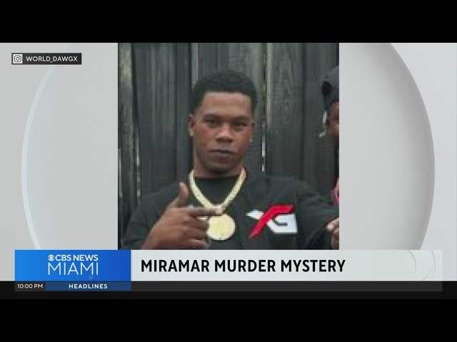 ⁣Police investigate Miramar double shooting resulting in one death