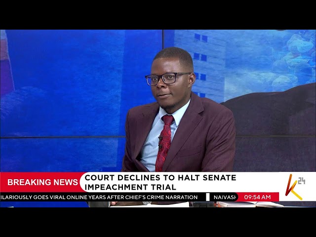 ⁣K24 TV LIVE | Gachagua Faces Senate #NewDawn