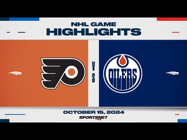 ⁣NHL Highlights | Flyers vs. Oilers - October 15, 2024