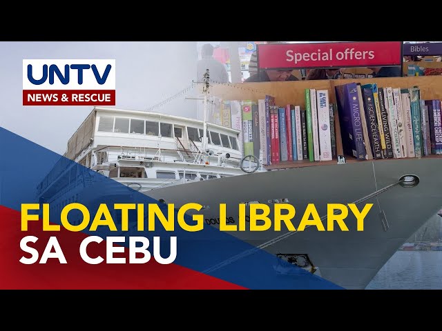 ⁣Doulos Hope floating library, nasa Cebu City