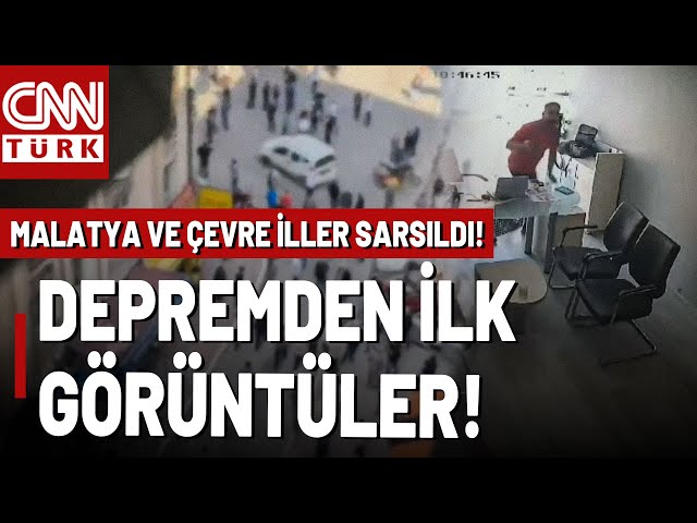 ⁣ Malatya 5,9 İle Sarsıldı! İşte Deprem ve Sonrasından İlk Görüntüler!