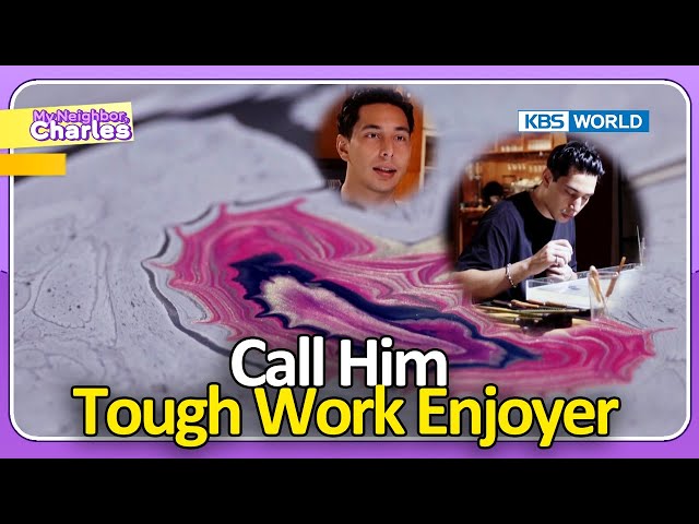 ⁣Spreading Ebru Like Ink on Water [My Neighbor Charles : Ep.454-3] | KBS WORLD TV 241015