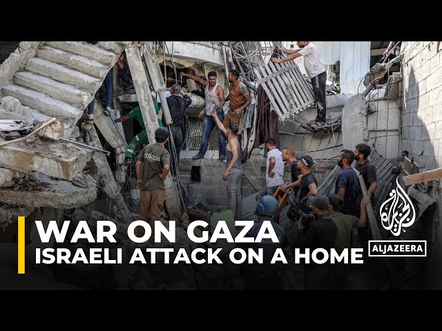 ⁣Death toll rises to 5 after dawn strike by Israel on Gaza City house