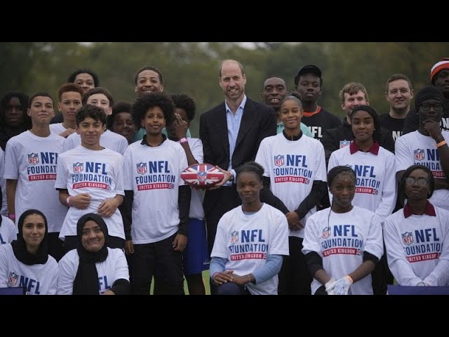 ⁣No Comment : le Prince William encourage les jeunes sportifs.