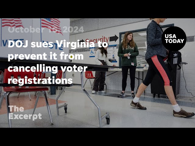 ⁣DOJ sues Virginia to prevent it from cancelling voter registrations | The Excerpt