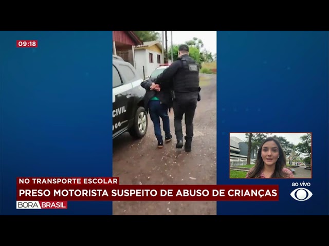 ⁣Motorista de transporte escolar é preso por abuso sexual de crianças no RS