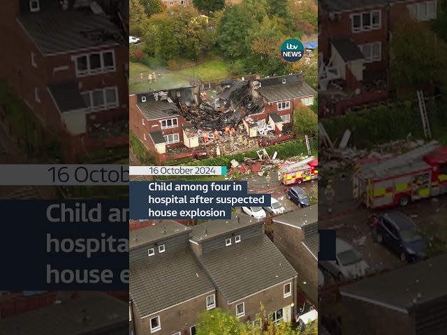 ⁣Emergency services were called to Violet Close, in Newcastle shortly before 1am today. #itvnews news