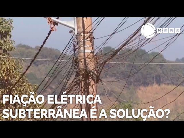 ⁣Por que o Brasil não investe em fiação elétrica subterrânea?