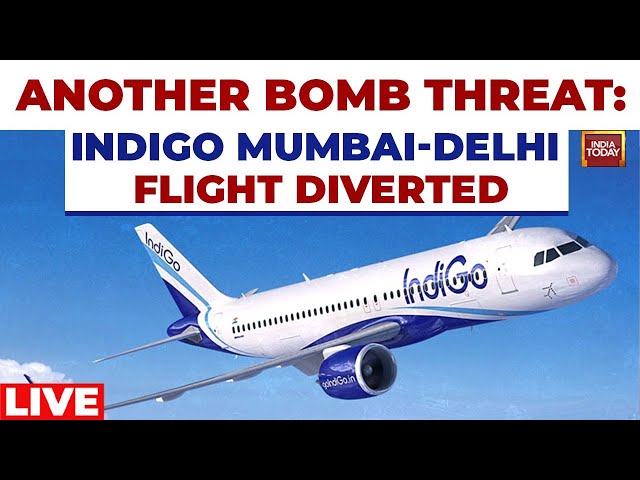 ⁣Live: IndiGo Flight Diverted Due To Bomb Threat | 12th Such Incident In Last 3 Days | India Today