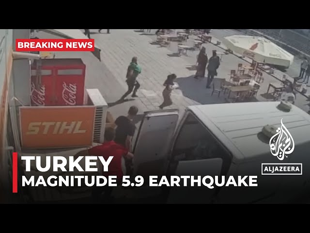 ⁣Turkey earthquake: Quake with a magnitude of 5.9 recorded in Malatya