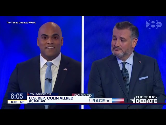 ⁣Heated debate between Ted Cruz and Colin Allred | Key Takeaways